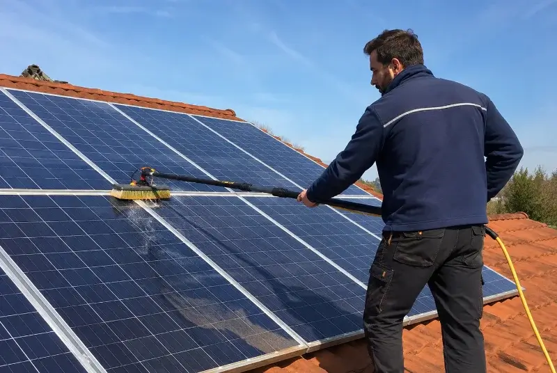 Nettoyage et entretien de panneaux solaires à Angoulins
